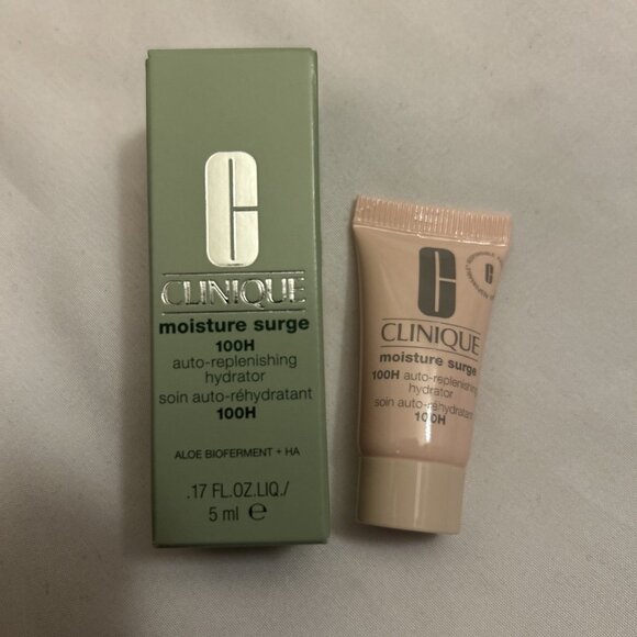 CLINIQUE MOISTURE SURGE 100H AUTO REPLENISHING HYDRATOR 0.17oz delux Mini Travel - Picture 2 of 12